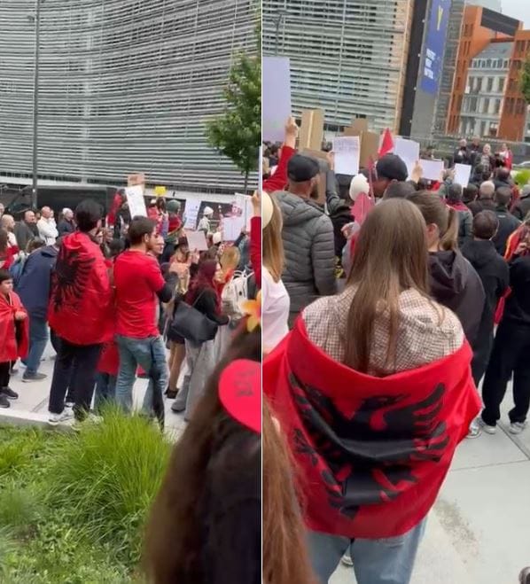 Pse protestuan shqiptarët e Brukselit kundër qeverisë Rama?